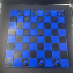 Detroit Lions Checker/Chess Board