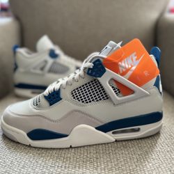 Air Jordan Retro 4 Military Blue Size 10 Brand New