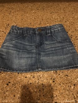 Girls Gap Denim Skirt