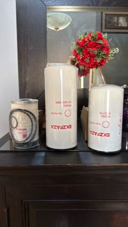 Oil and fuel filters for ISX Cummins