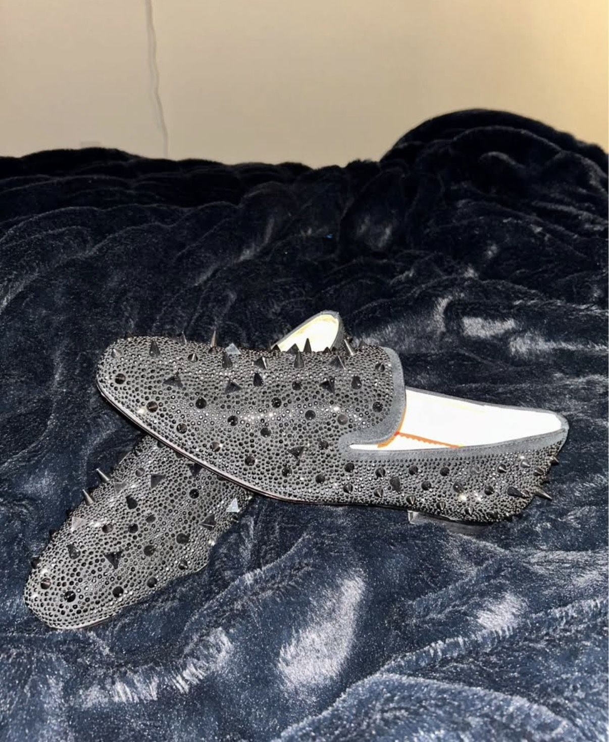 π₯ Christian Louboutin Dandelion Spikes Loafers β Size 45 (New)