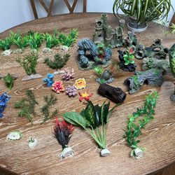 Aquarium Decorations, Hiding Spots, Plants Make An Offer For Anything You Want
