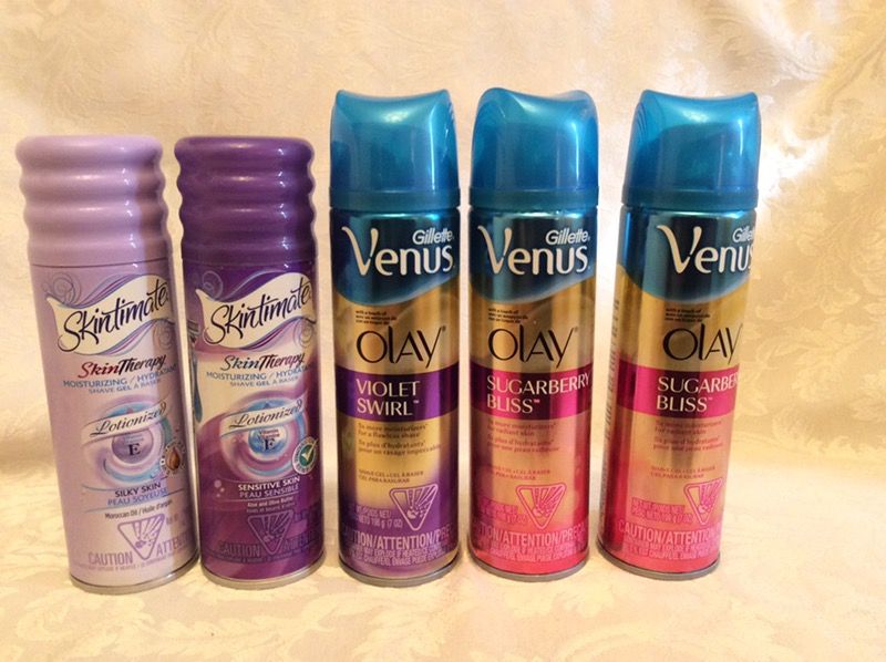5 Venus Olay and Skintimate Shave Gel