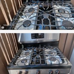 Like New GE 4-burner Gas Stove