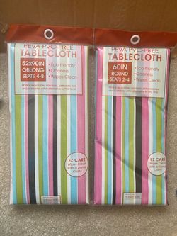 2 Peva Tablecloth