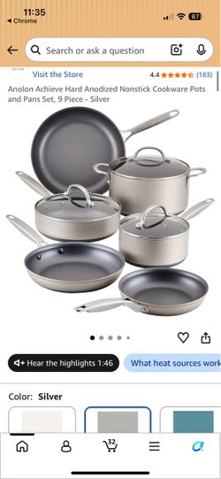 10 piece new cookware
