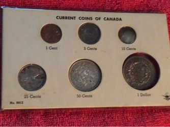 LOT OF 12 CANADA SILVER NEW ZEALAND 1960'S COINS PENNY NICKEL DIME