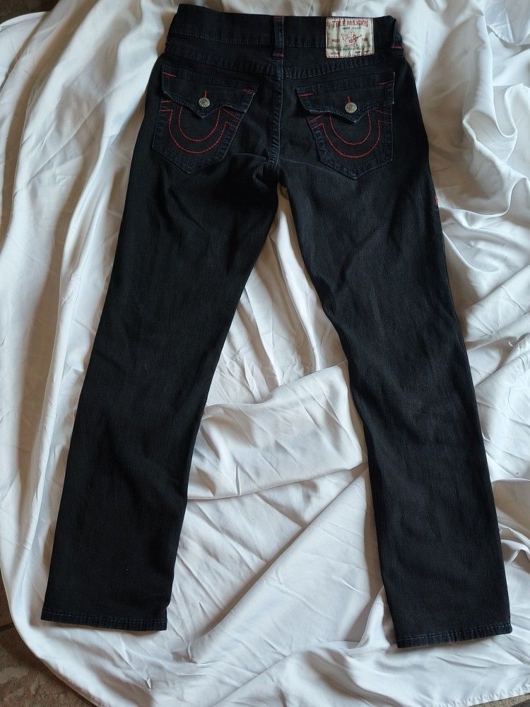 True Religion Black Jeans