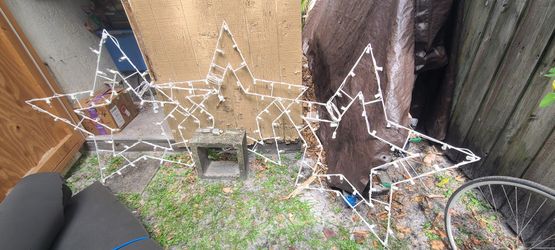 48" Holiday ILLUMINATED METAL STARS