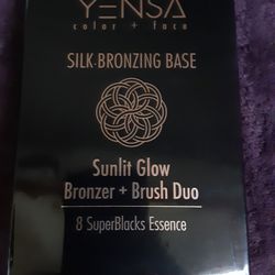 Yensa Color And Face Silk Bronzing Base+Brush Duo