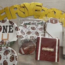 First Year Down Birthday Party Supplies