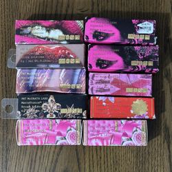 Pat McGrath: 1 Fetish Lip Shine, 5 MatteTrance, 2 Satin Allure, and 2 Lipsticks