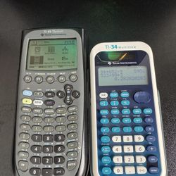Texas Instruments TI-89 Titanium & TI-34 Multiview
