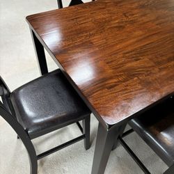 Dining Table 6 Chairs -bar Level 