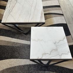 Marble Coffee Table Set 