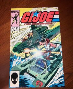 🗝️1984 GI Joe #25 Comic Book (App Of Zartan)