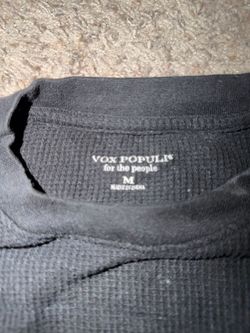 Vox Populi Black Thermal Shirt Medium