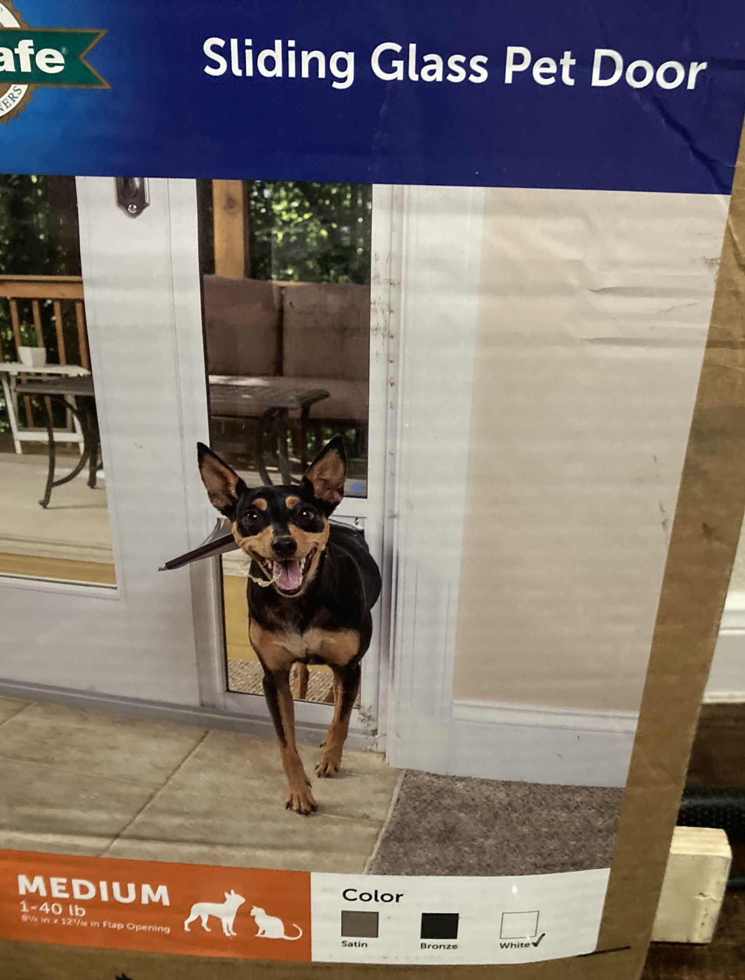 Petsafe Aluminum Sliding Glassdoor