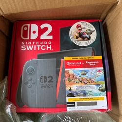 Nintendo Switch 2 Mario Kart World Bundle w/ 12 month Online + Expansion Pass!