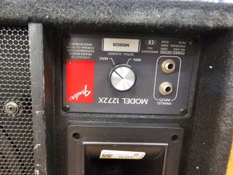 Fender 1275X Loudspeaker Stage Wedge Monitor Rare Working