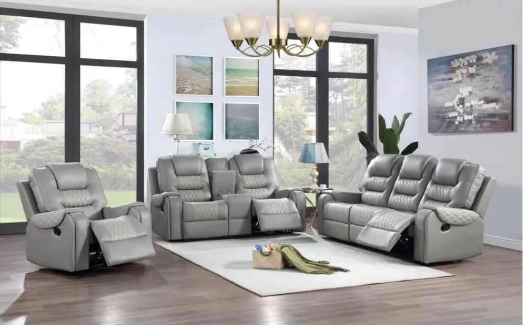 Brand New 3pc Reclining Sofa Set