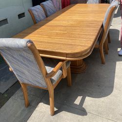 Oak Dining Table And Chairs 