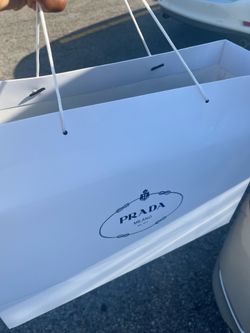 Size 13 black Prada shoes