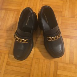 10W Lane Bryant Chunky Heeled Loafers 
