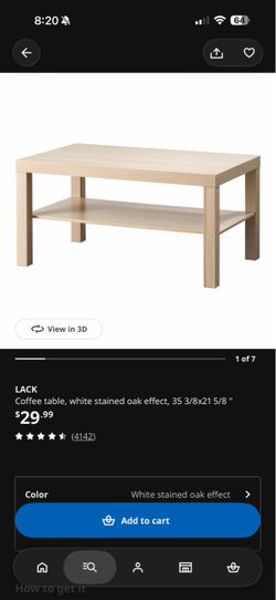 IKEA coffee table