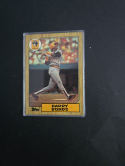 1987 Topps #320 Barry Bonds Rookie Card
