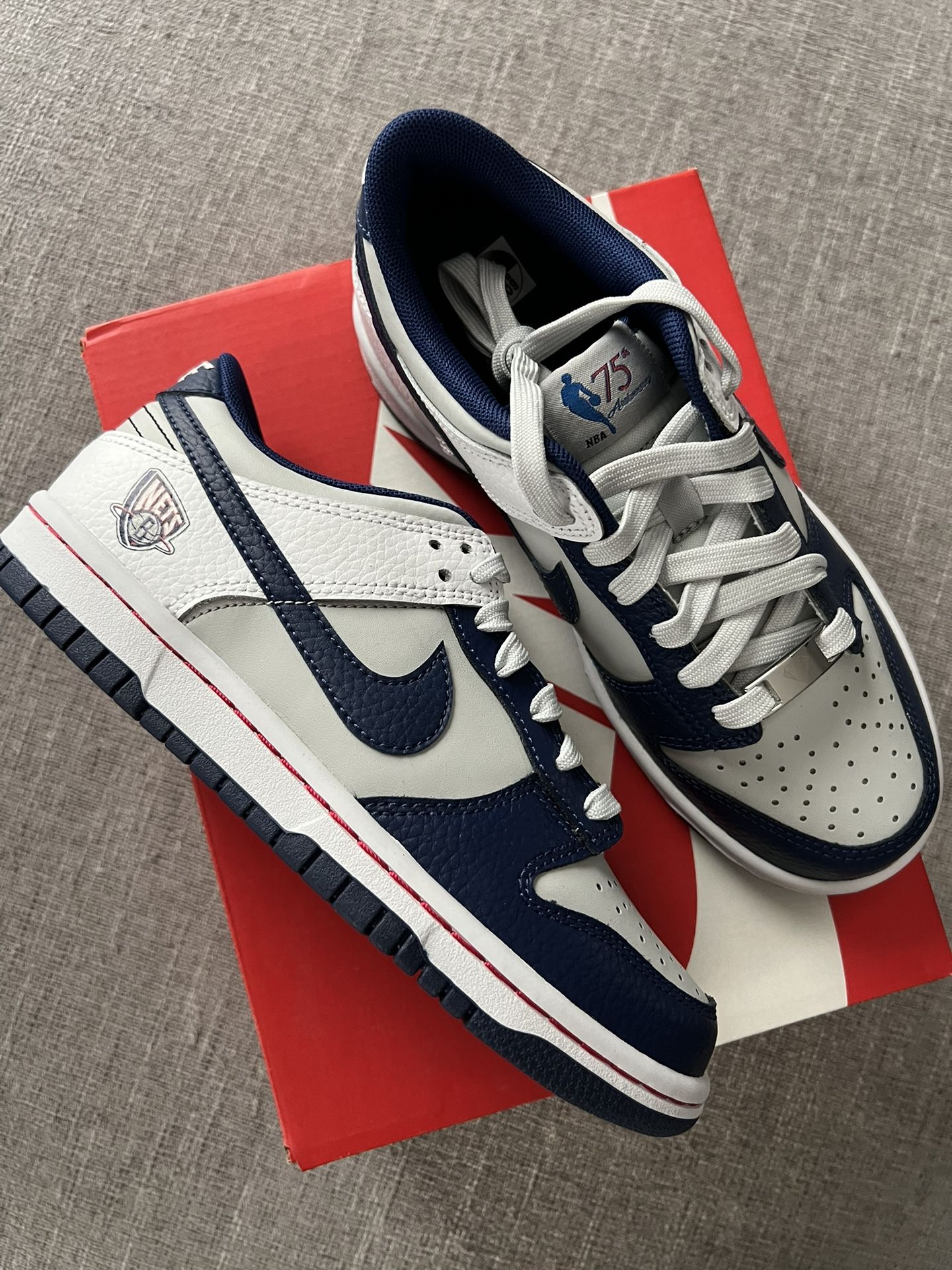 Nike Dunk Nba Brooklyn Net 75th Anniversary Size 4y