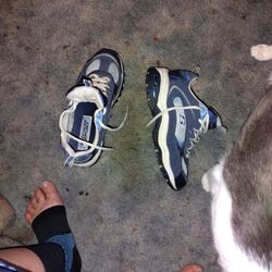 Skechers Sports Sneakers Women 7.5 Blue White 