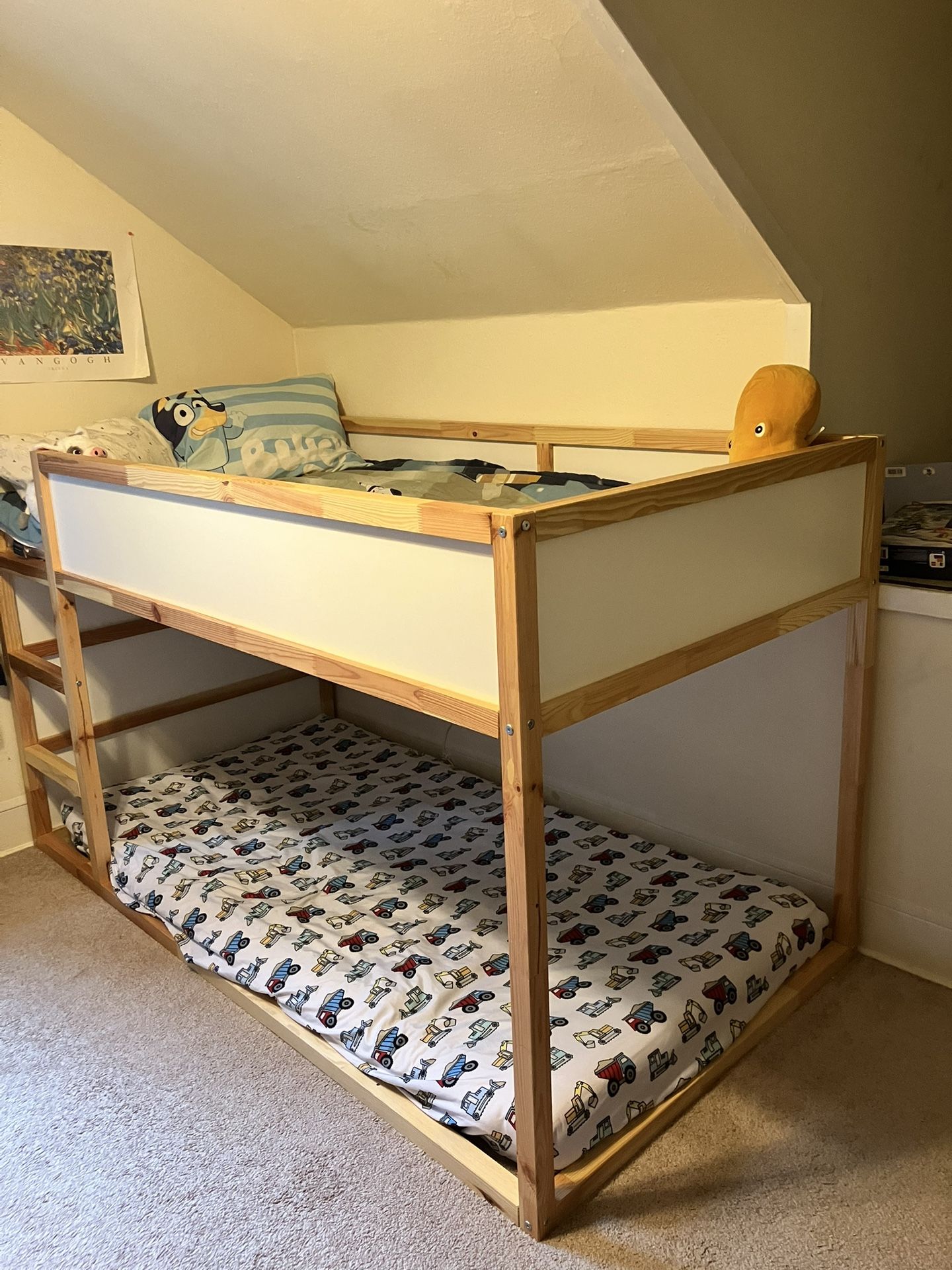 Slightly Used IKEA Reversible Loft Twin Beds