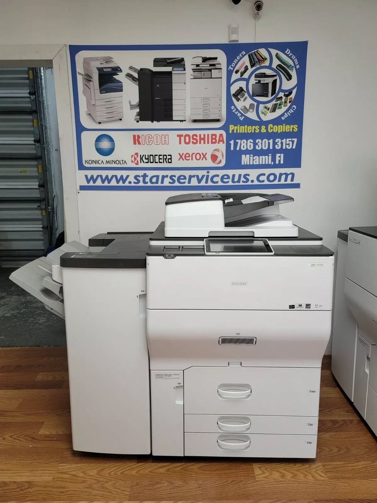 Ricoh IMC 6500 Color Production Copier Printer Scanner