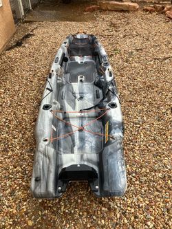 Pelican Catch 110 Fishing Kayak Full Set-up
