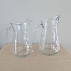 Set Of Two Pitchers