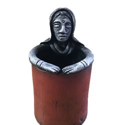 Handmade pen/ pencil stand or makeup brush bathroom accessory holder