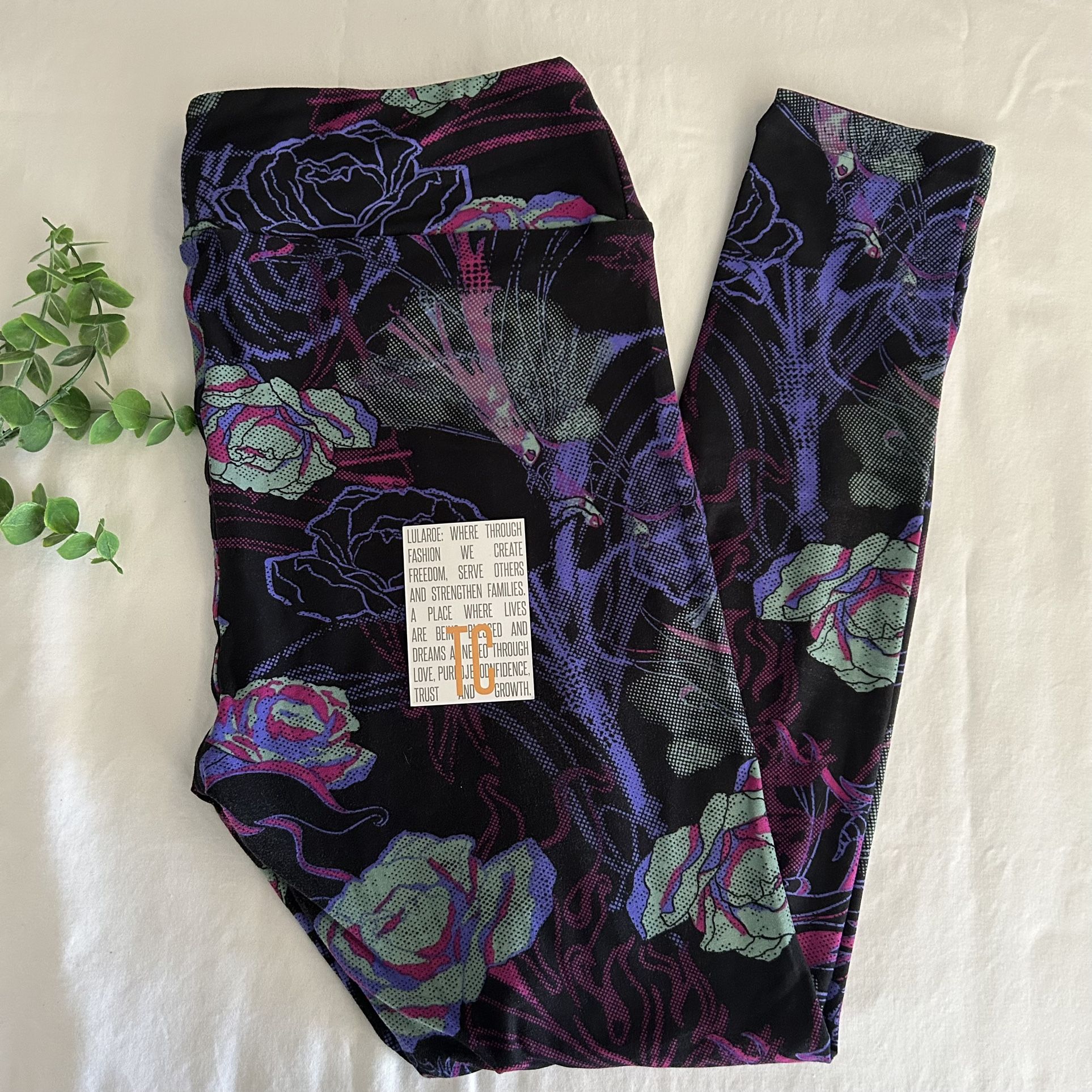 💜LLR • Disney Villain MALEFICENT TC Leggings (fits 12-18)