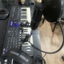 Studio Recording Equipment MIDI keyboard