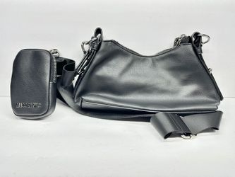 Madden NYC Black Crossbody Handbag w/ Pouch 