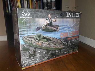 Realtree Intex inflatable kayak.