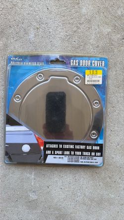 GM Stainless fuel door