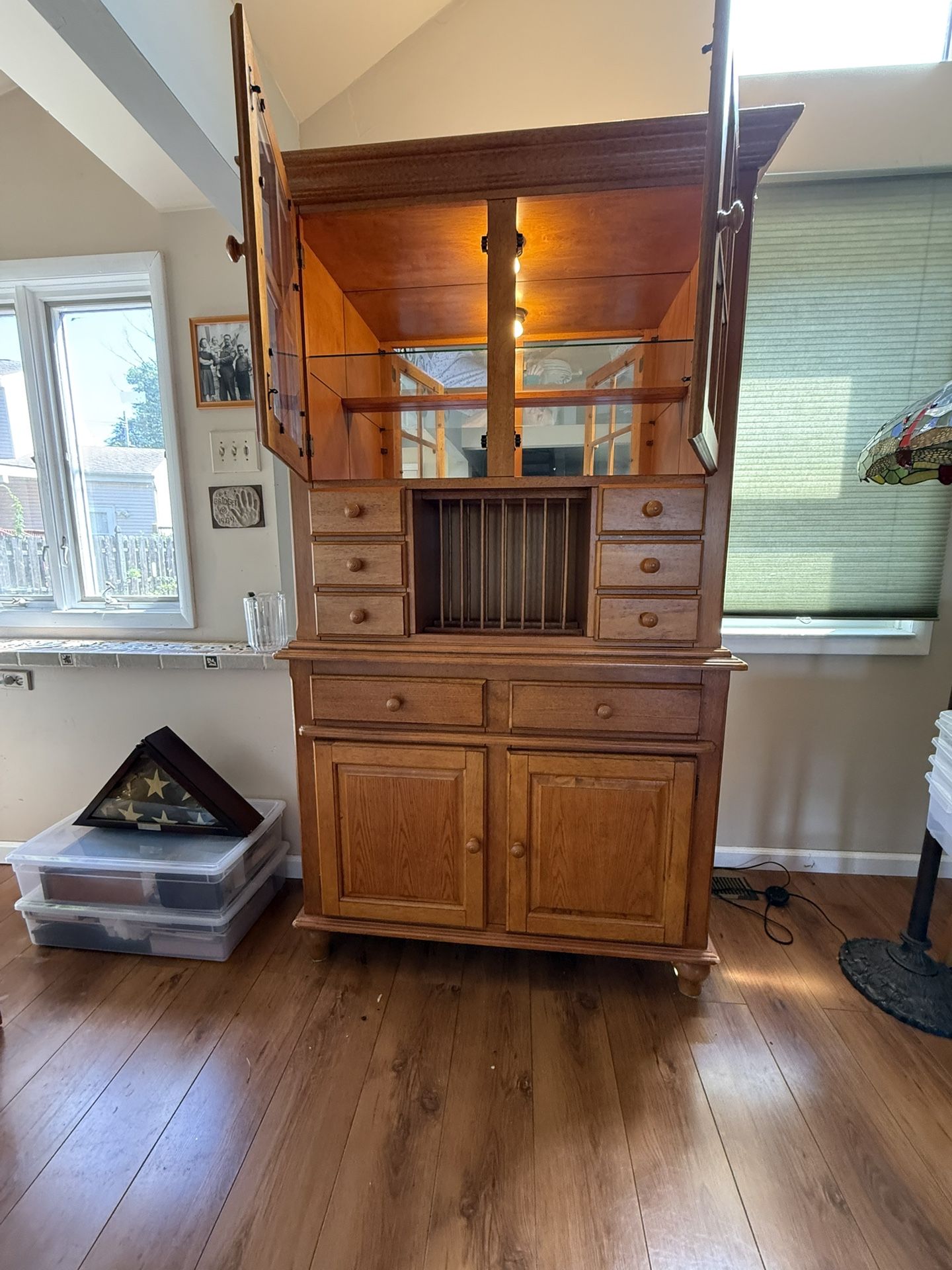 Wood Hutch