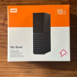 WD 18TB My Book Desktop External Hard Drive