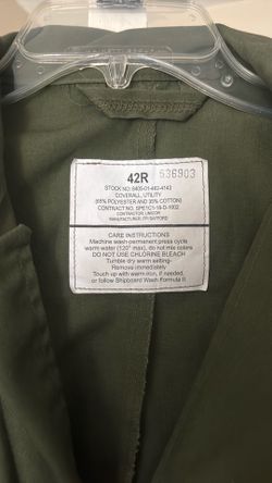 U.S. military utility coveralls