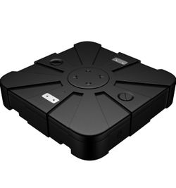 MONDAWE Cantilever Umbrella Base 220 lbs~306 lbs Water & Sand Filled Umbrella Weighted Base for Offset Patio Umbrella 33 inch Square Heavy Duty Outdoo