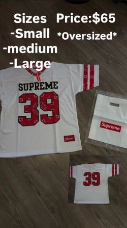 red supreme jersey