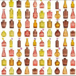 Fall colored bud vases (60 pack)
