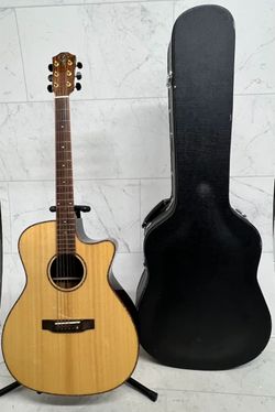 Teton STA170CEHB Auditorium Cutaway Solid Spruce 6-Acoustic-Electric Guitar (PO1018870) -Very Good Condition