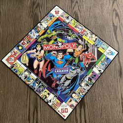 Vintage Justice League of America 1999 Monopoly Collector's Edition Board Game